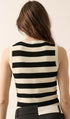 CREAM BLACK STRIPES